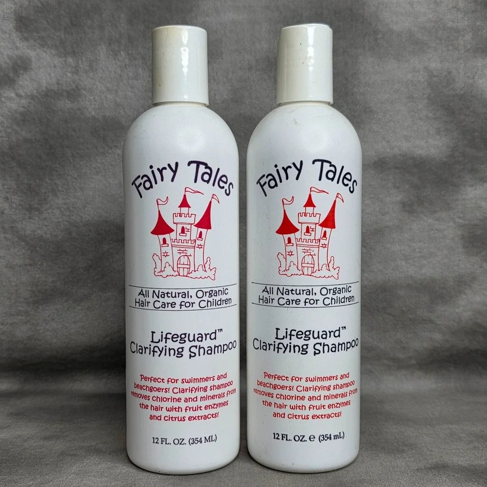 (X2) Fairy Tales Swimmer Shampoo‎ for Kids 12 oz Lifeguard Clarifying Shampoo